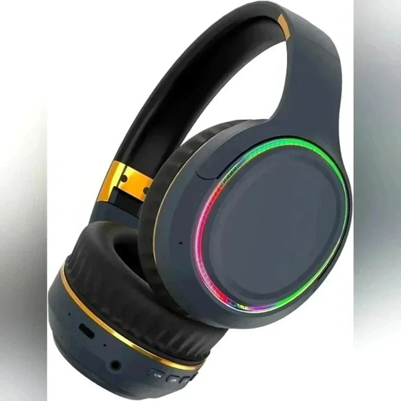 NWT Bluetooth Headphones Foldable Wireless Over-Ear Headphones Blue - Picture 8 of 8